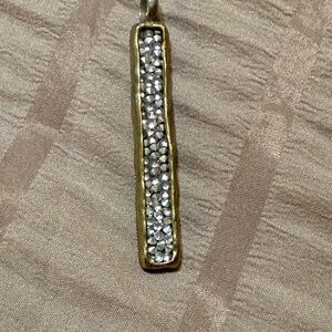 Waxing Poetic pendant charm